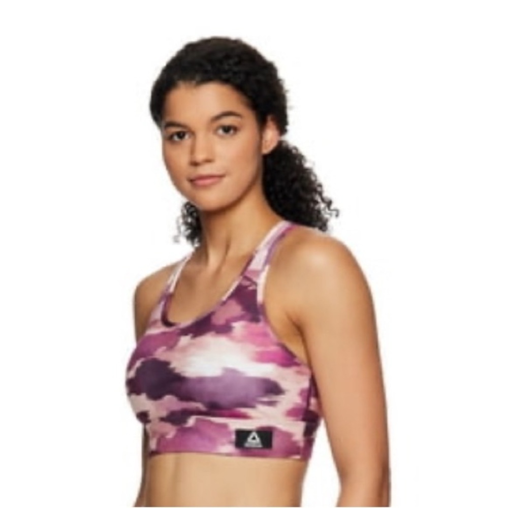 Purple and Pink Sports Bra
